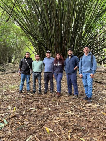 Equipos ESPAM y FUNCAVID: Juan Erazo, Francisco Demera, Carlos Jadán, Bárbara Bucheli, Daniel Proaño y Joan Sotomayor.