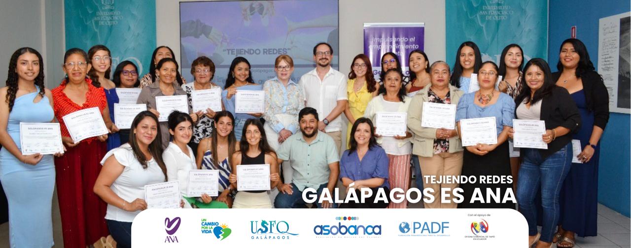 Galápagos es Ana, clausura del Programa Tejiendo Redes